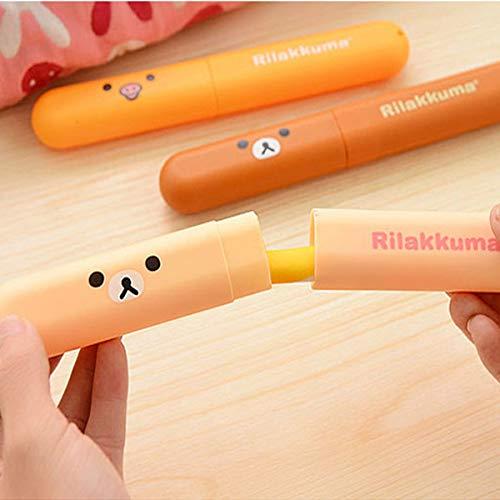 Mini Cartoon Toothbrush Holder Box – Pack of 5
